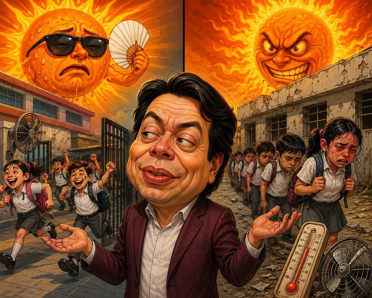Resulta que para la Secretaría de Educación Pública  sí hace un calorón infernal para adelantar el fin de clases… pero mágicamente ya no hace tanto calor cuando quieren regresar a docentes y alumnos a “regularización”. Unos verdaderos genios de la logística educativa. 

Primero