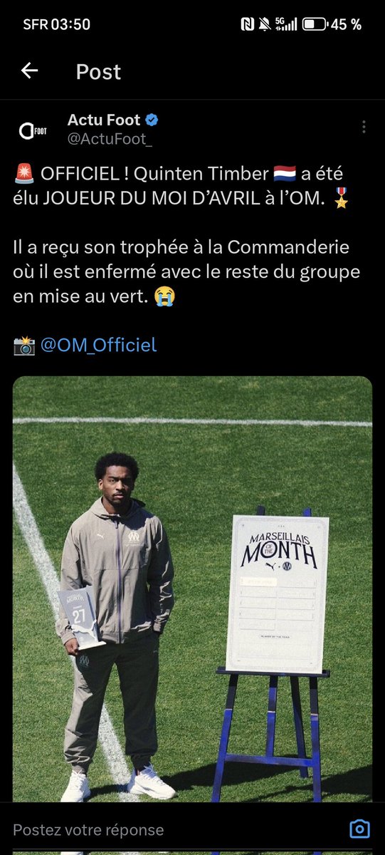 Cachapipi's tweet photo. Azy je préfère en rire, le bashing est mérité #TeamOM https://t.co/EBUvPB92jO