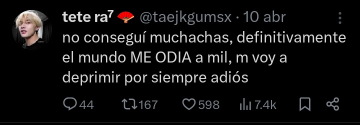y adivine quién consiguió y quien está llorando como una perra