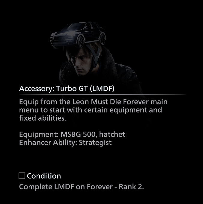 Leon's new Costumes for Leon Must Die Forever mode in Requiem