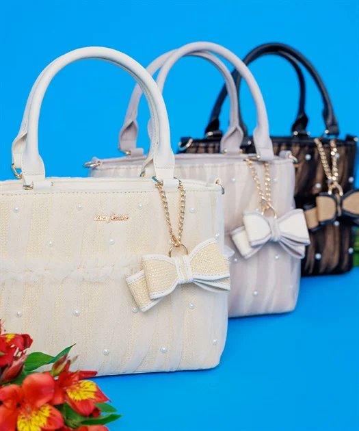 Pick up!! -summer LOOK BOOK-】 チュールレイヤード雑材バッグ
