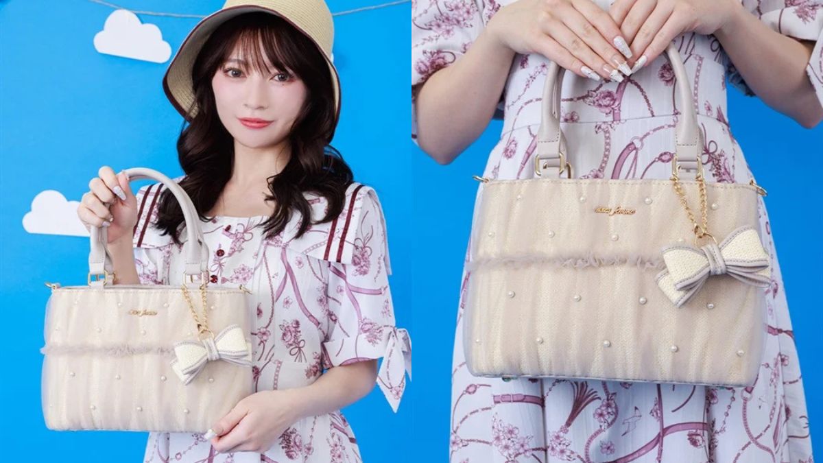 Pick up!! -summer LOOK BOOK-】 チュールレイヤード雑材バッグ