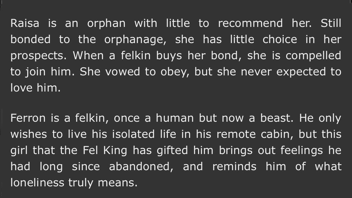 RenleyWallis's tweet photo. Beast of the Black Wood
original | m/f

A beauty and the beast retelling. (Now with more monsterfucking and emotional trauma)

https://t.co/cPcSv7xyLg https://t.co/OAuz8N4mHq
