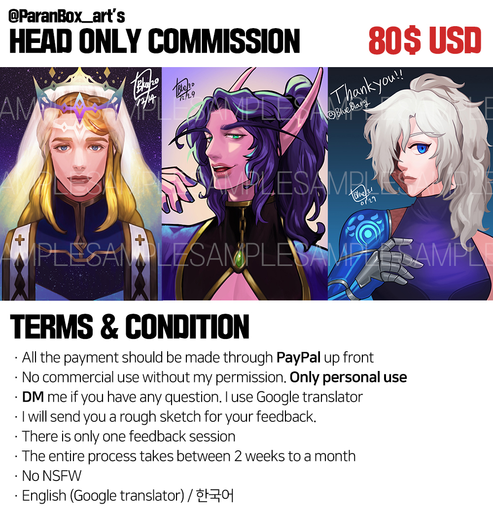 ParanBoxArt's tweet photo. ✨ParanBox MAY COMMISSION OPEN✨

✨2 slots open for the headshot type.
✨Please DM me for any inquiries or questions.

✨RT=♥✨ https://t.co/lmlxZyBgil