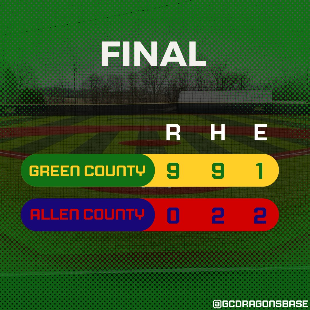 Green County Baseball tweet media