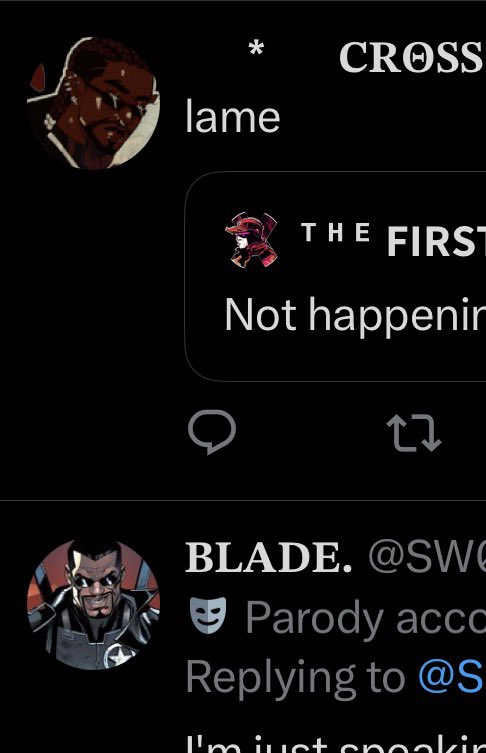 𝐁𝐋𝐀𝐃𝐄. (@SW0RDG0RES) / Posts / X