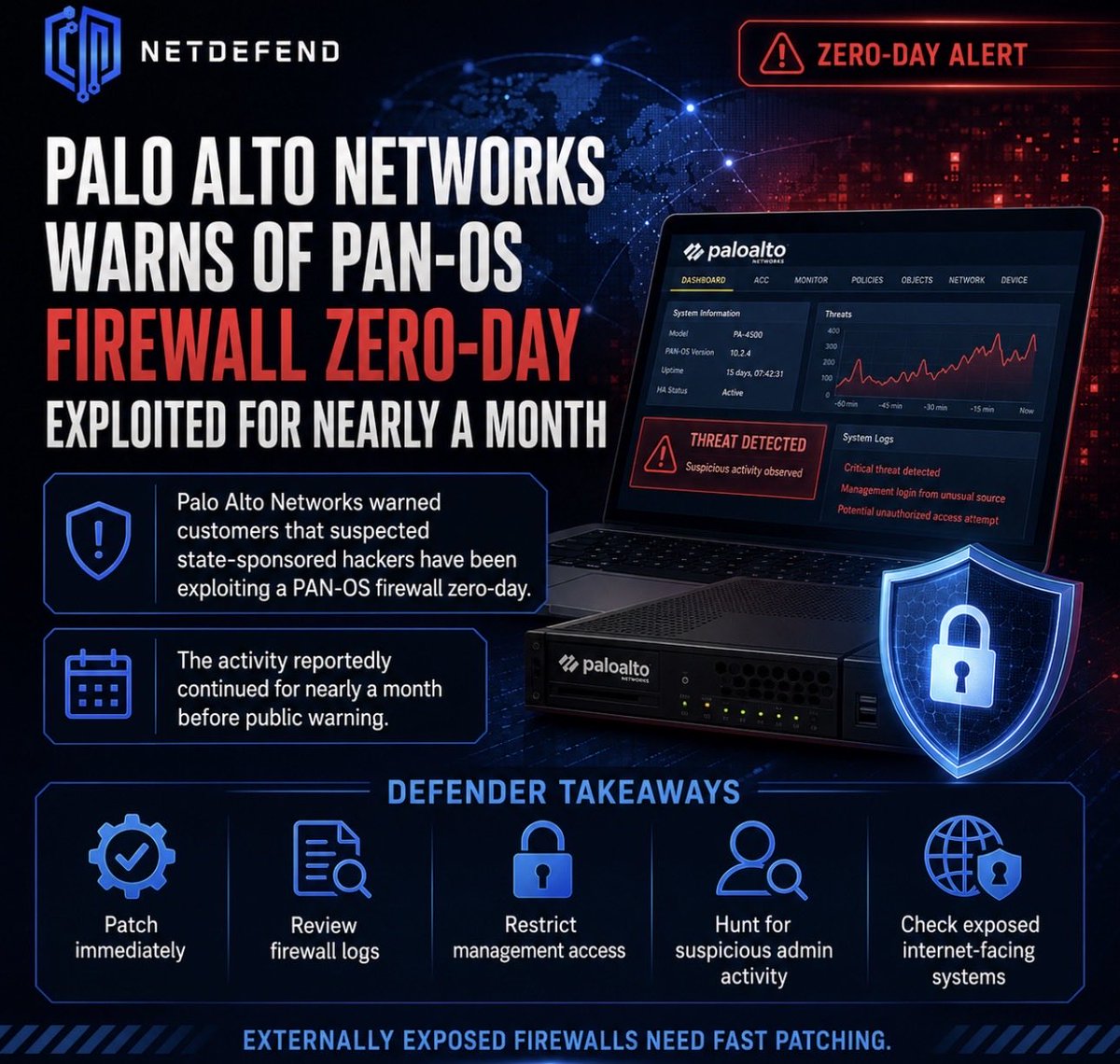 NetDefend tweet media