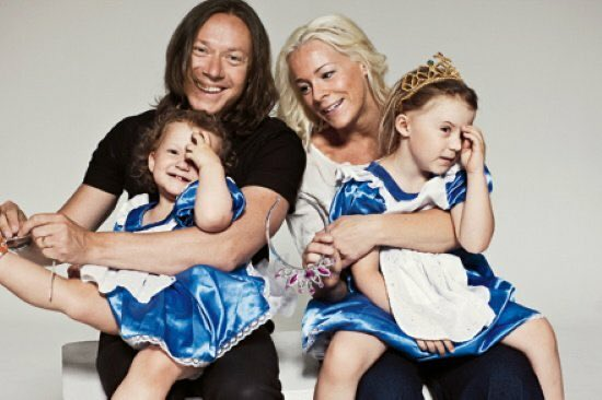 This is an old photo of Greta Thunberg when she was a child with her parents and sister. Notice how they got both girls covering one eye.    

Greta has been groomed from day one to play her current role. Her whole life has been scripted.