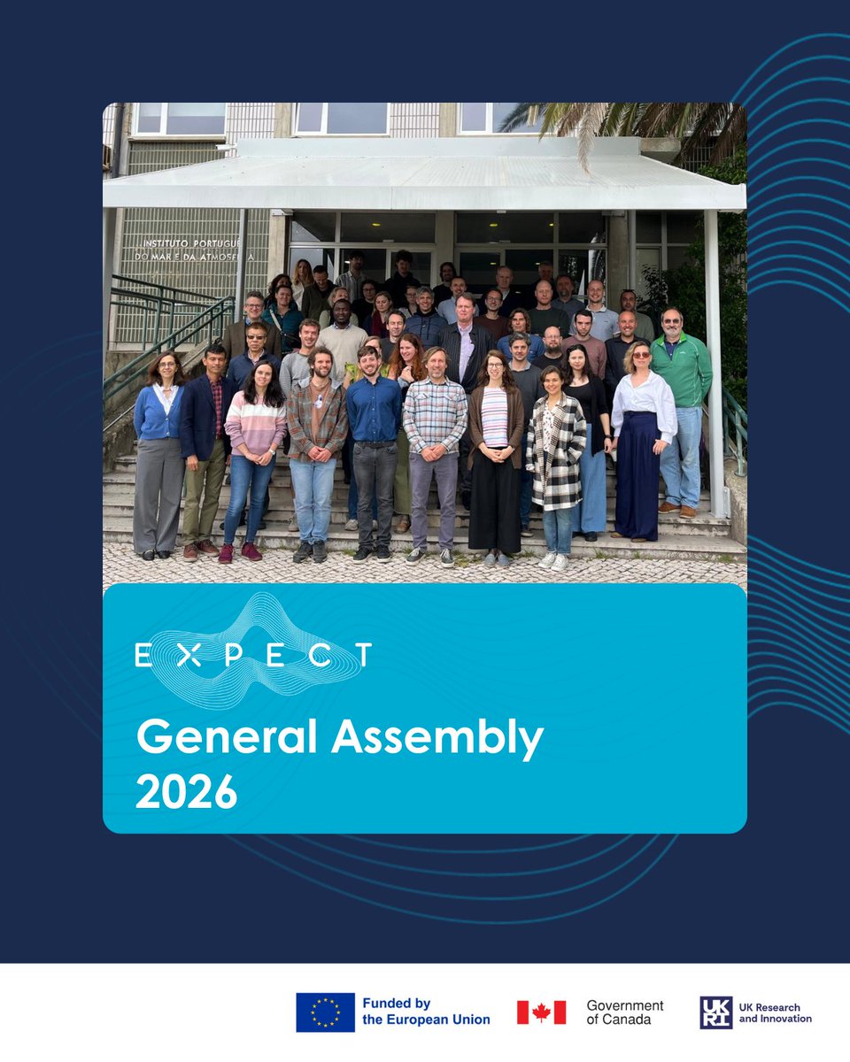 Expect_Project's tweet photo. From 14–16 April, EXPECT partners met in Lisbon🇵🇹 for the 2nd General Assembly, hosted by @ipma_pt!

And just the week before the #GA, the EXPECT early-career researchers met in Sintra to investigate double jet structures.

Find out more: https://t.co/hl7XSbAIQd

#HorizonEurope https://t.co/9Nm5owLucr