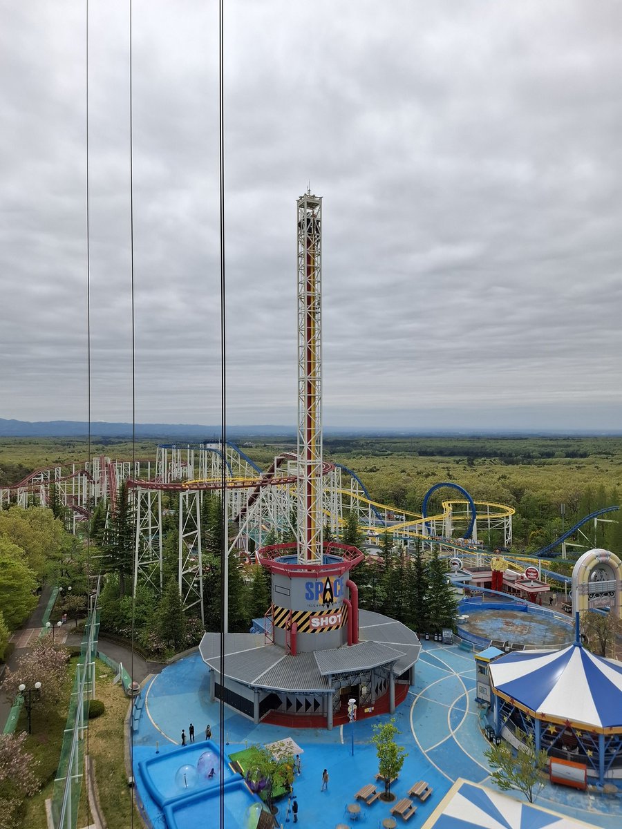 Clamoving's tweet photo. 栃木県への旅行で那須ハイランドパークへ🎢
全アトラクションを制覇しました！
眺めもよく最高ー https://t.co/XymQRpqxyz