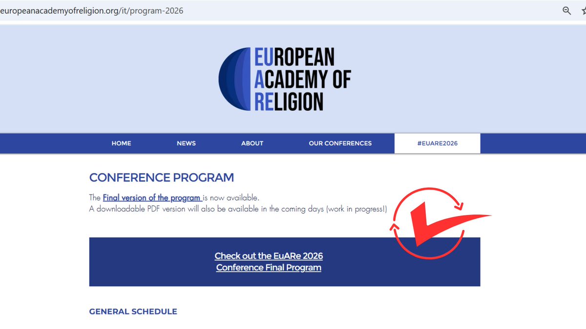 European Academy of Religion tweet media
