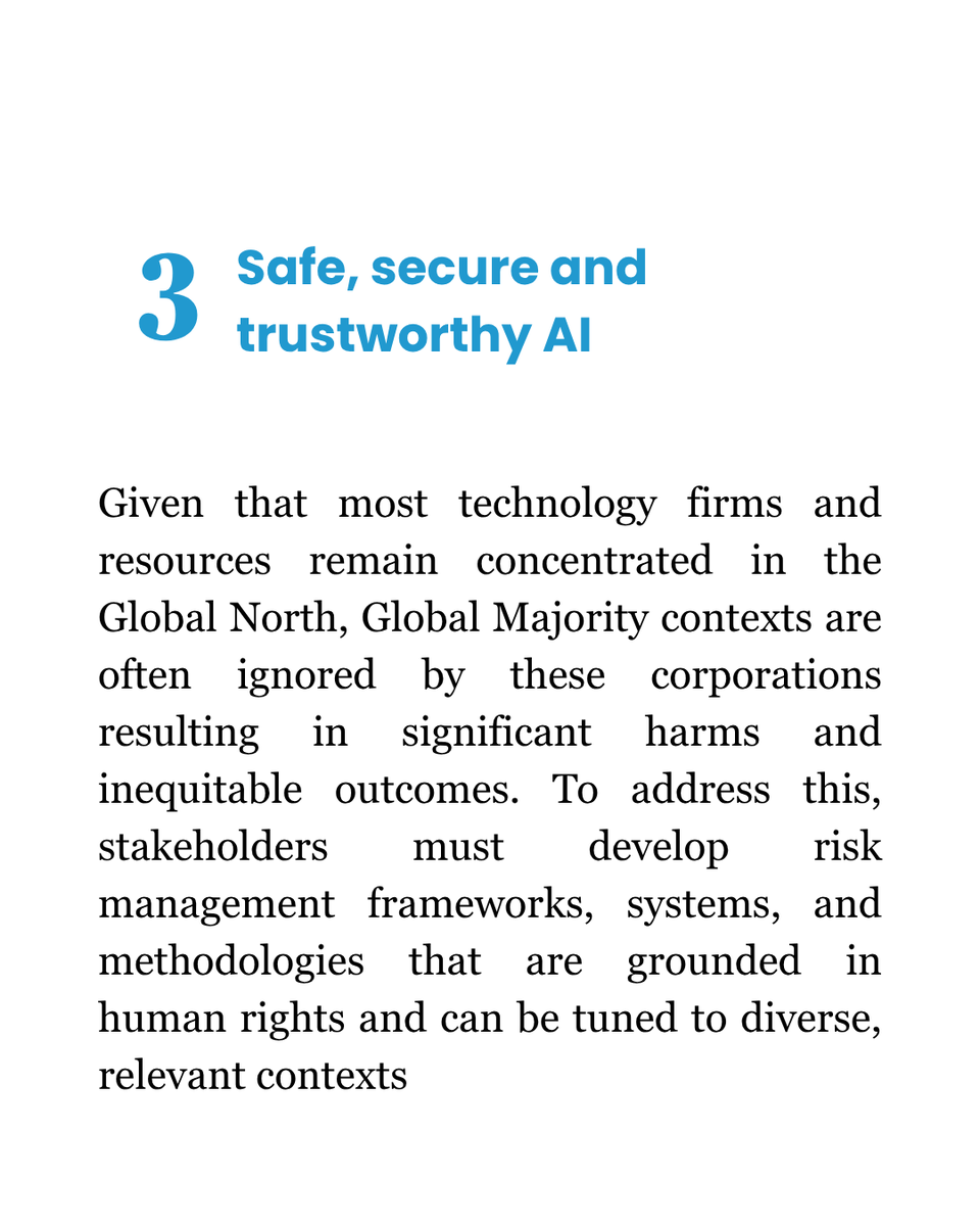 CCGNLUD's tweet photo. As stakeholders continue to engage with the #UNGD, here are a few priorities for global AI governance that the MAP-AI community has emphasised from the perspective of the Global Majority. 

@theGNI @NLUDofficial @CCGNLUD https://t.co/1XcaNVrHz4