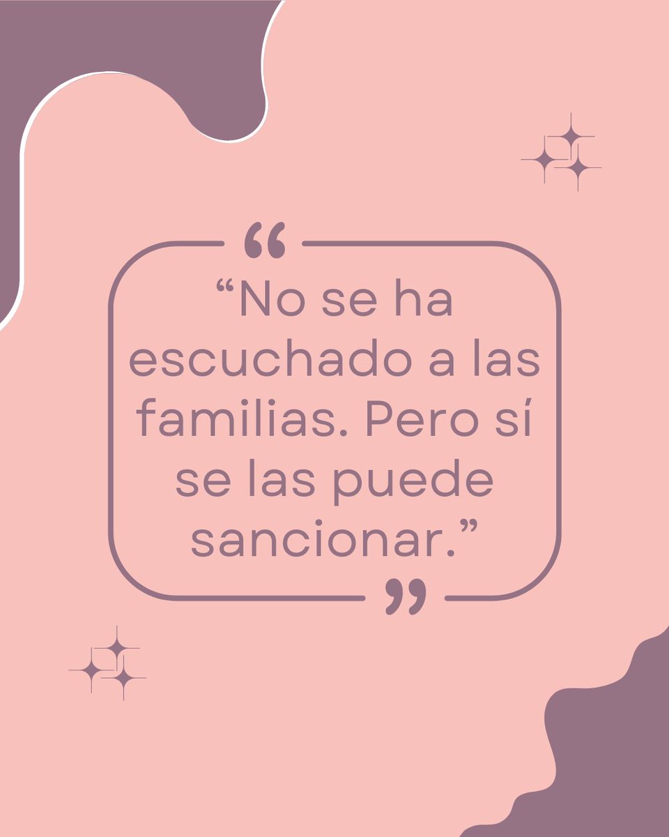 Amanda_DGIR's tweet photo. En la elaboración de esta ley:

❌ no han contado con familias
❌ no han contado con profesionales
❌ no han contado con la ciencia

Pero sí hay un amplio sistema de sanciones.

Incluso se contempla el “riesgo de desprotección” si una familia no acepta.

¿Dónde queda el diálogo?
¿Dónde queda la prudencia?

#nocontabanconlasmadres
#rompeelgéneronosucuerpo