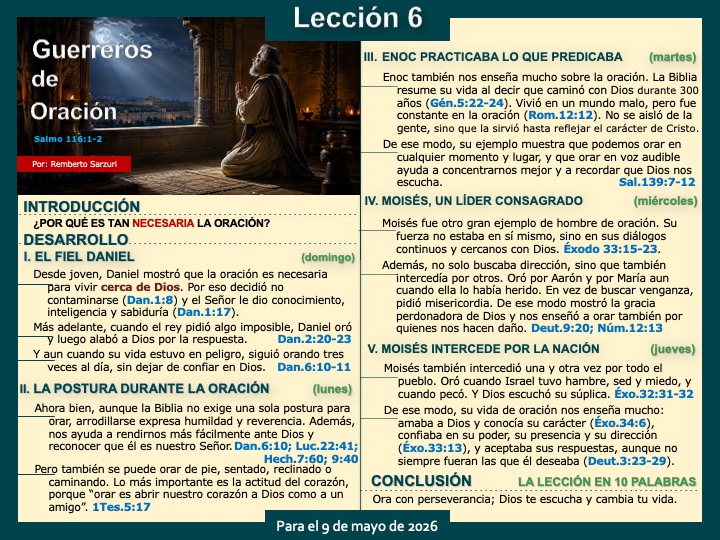rembertosarzuri's tweet photo. ¿Por qué es tan necesaria la #oración?
✅¡Repasemos la #LESAdv 6!  
✅#PrimeroDios 
✅Compártelo!!!! https://t.co/xP8a9qcb9a