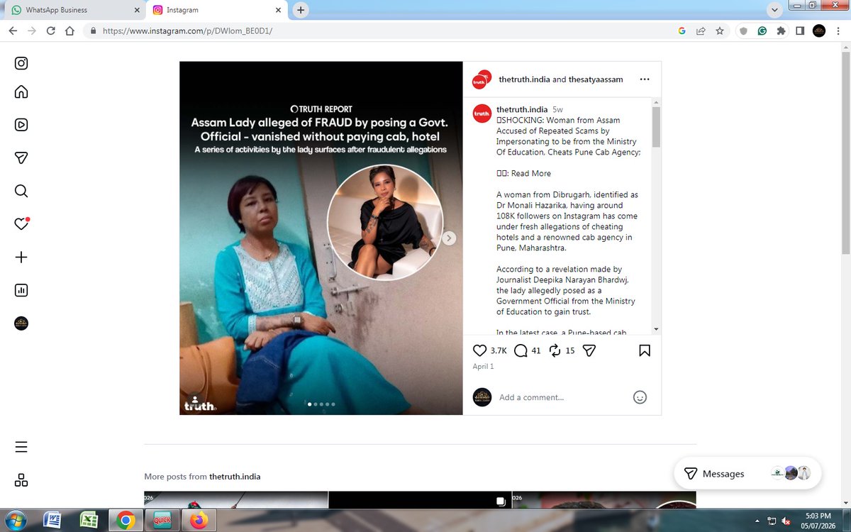 sanjeev_dipu's tweet photo. @HMOIndia @CyberDost @EduMinOfIndia @Uppolice @PunjabPoliceInd @AssamPolice @DelhiPolice @PoliceRajasthan 
Despite sharing complete chat records, screenshots, Instagram details, phone number, and supporting evidence related to an alleged travel booking fraud https://t.co/lAOQuV5nMW