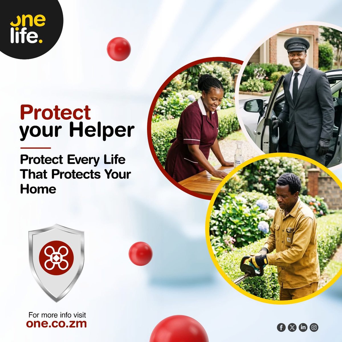 OneLife_ZM's tweet photo. From the garden to the kitchen to the school run, your household staff supports your daily life. They deserve dignity and protection 
For more information, visit: https://t.co/BhltT65uHR https://t.co/G1jtRF17vz