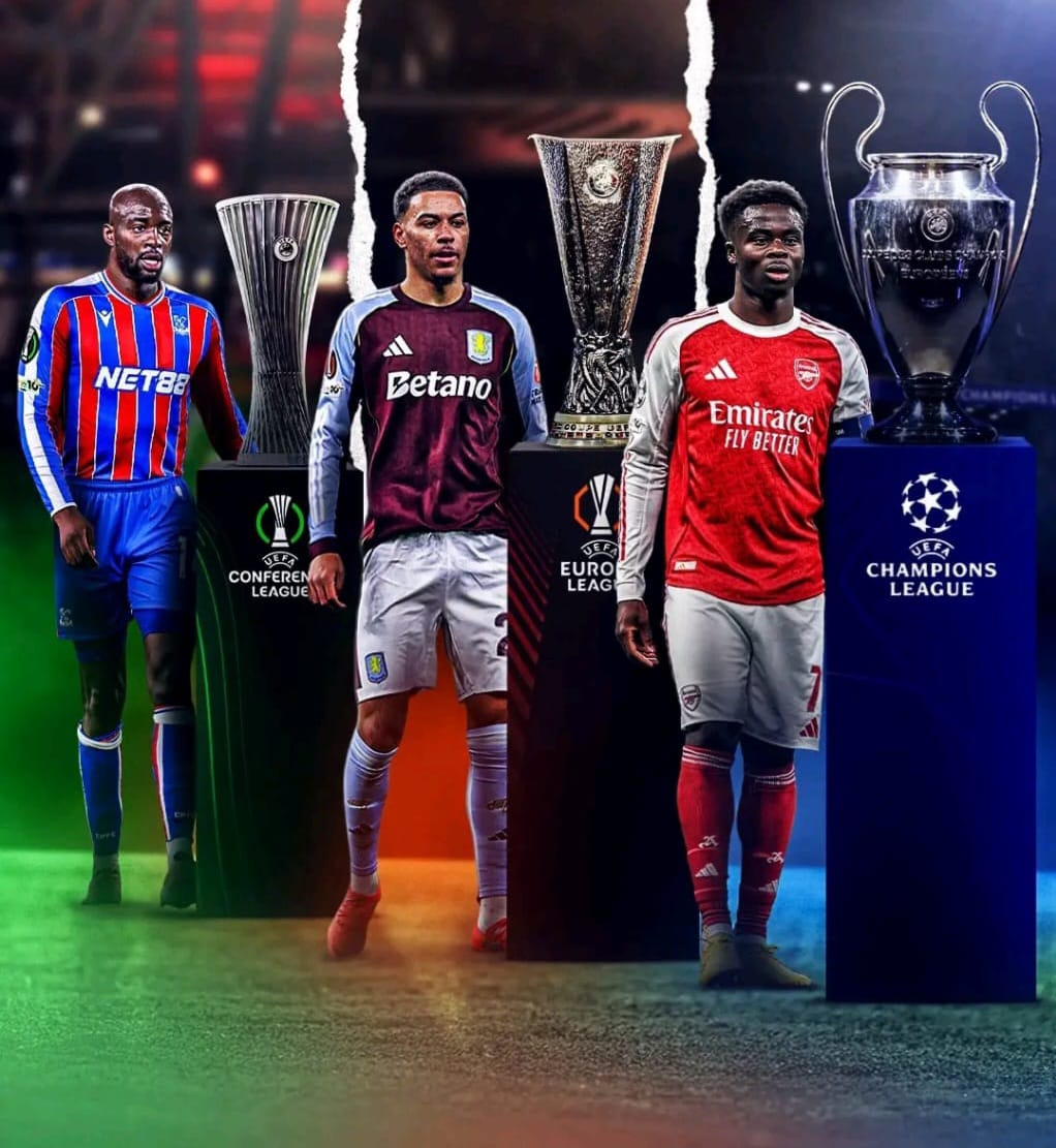 PremierBetTZ's tweet photo. BREAKING NEWS🤖

Timu za Arsenal,Aston villa na Crystal Palace zote kutoka nchini Uingereza zimefanikiwa kufuzu hatua zao za fainali katika michuano mbalimbali barani Ulaya,

Je EPL ni ligi bora kwasasa barani ulaya? https://t.co/W0xxhWWkhD