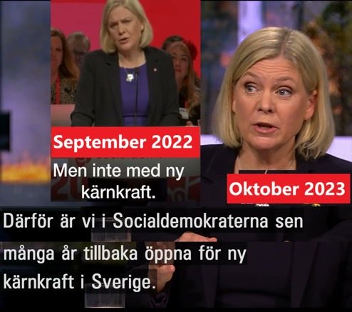 <a href="/emmafastesson/">Emma Fastesson Lindgren</a> Skitsnack.

Magdalena Andersson 
- i tv - vi har stram invandring.

Magdalena Andersson 
- tal i Spanien och EU, vi är öppna för invandring och berömmer Spanien 500 000 illegala invandrare!

Magdalena Andersson- Sveriges i särklass största lögnare 🤥