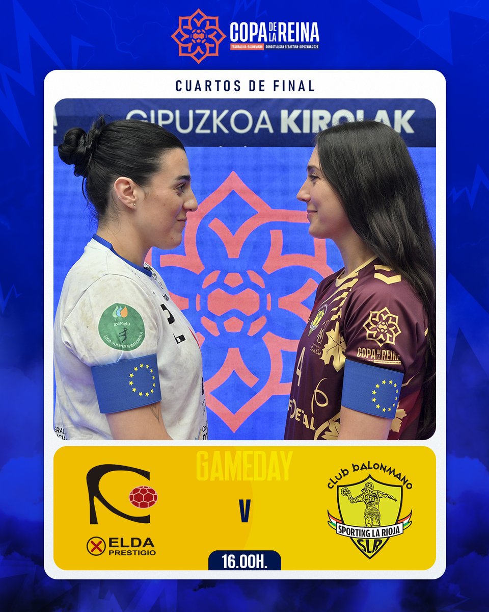 RFEBalonmano's tweet photo. 🔥 #GameDay

🏆 #CopaReina2026
📌 Cuartos de final

🏟 Donostia Arena

📺 @teledeporte  | @rtveplay 

🔸 13:00h. ➡️ @BMRemudas 🆚 @BMGranollers 
🔸 16:00h. ➡️ @elda_prestigio 🆚 @BMSportingLR 
🔸 18:15h. ➡️ @Beti_guerreras 🆚 @AtleticoGuardes 
🔸 20:30h. ➡️ @BalonmaBeraBera 🆚 @BmAulaCultural 

📸 RFEBM / J. L. Recio

➡️ @Gipuzkoa  | @Ayto_SS 

#⃣ #Balonmano