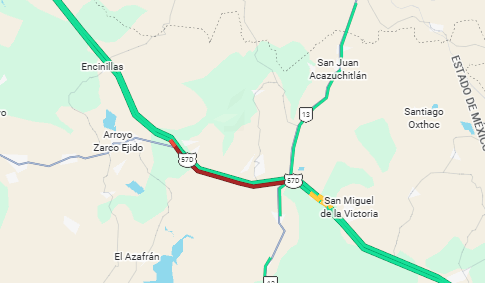DeltransATD's tweet photo. @CAPUFE 
Tendran reporte del siguiente tramo de la Aut. México-Querétaro Alt. Km. 107.
(20°04'48.5"N 99°39'05.0"W) https://t.co/2J2abvvUAi