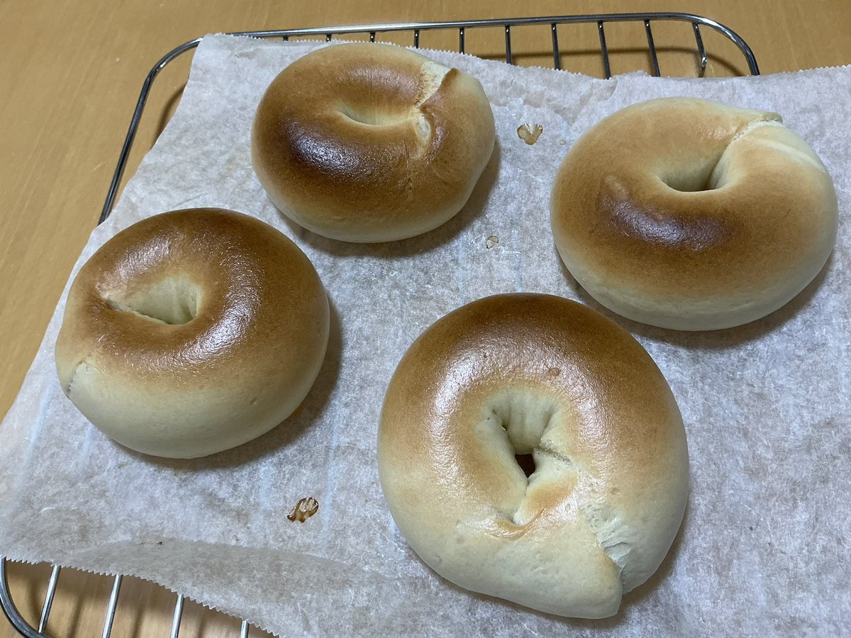 🥯焼けた