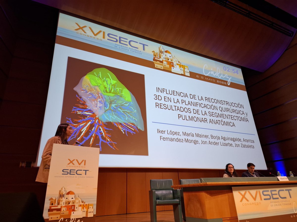 SECTtoracica's tweet photo. Influencia de la reconstrucción 3D en la planificación quirúrgica #cirugiatoracica #SECT2026 https://t.co/IQidcJ2KUY