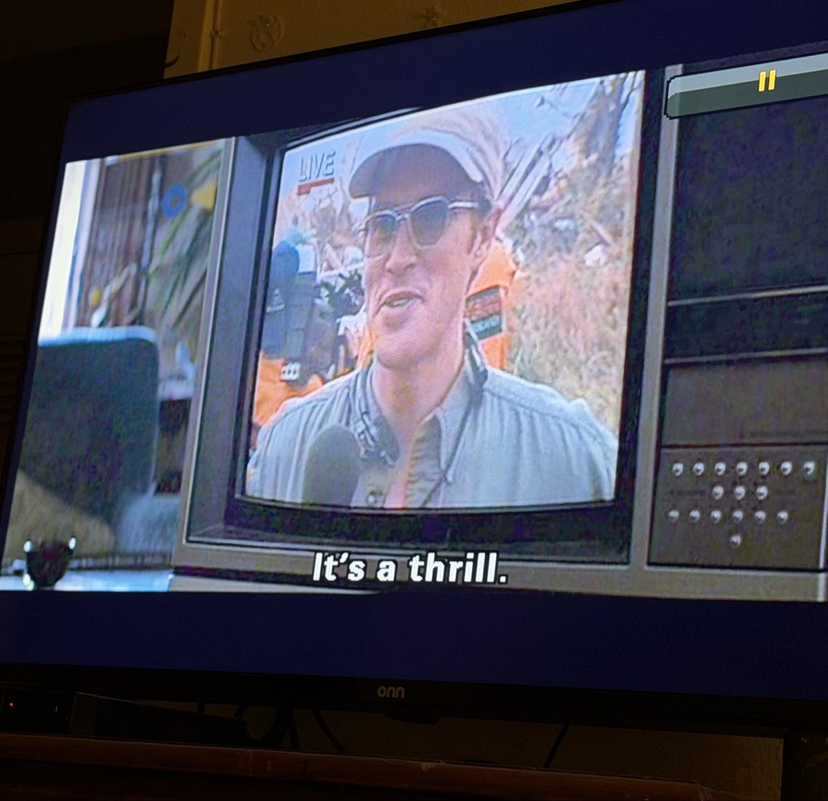 1WXRoderick's tweet photo. Good to watch movie Twister with freaking Jonas taking over TV screen on this almost 30th anniversary of Twister.  🌪️🌪️🌪️ #twister #1996Twister #Wakita #jonas #jonasmiller https://t.co/6qJU5x1KWS