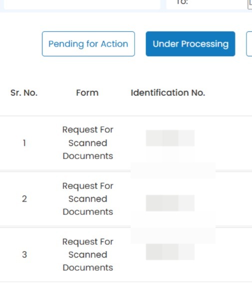 CorpSection's tweet photo. @MCA21India in my login the following are showing for request for scanned documents under process what to do with the those @HelpdeskMCA21V3 https://t.co/fcZTDiUOA1