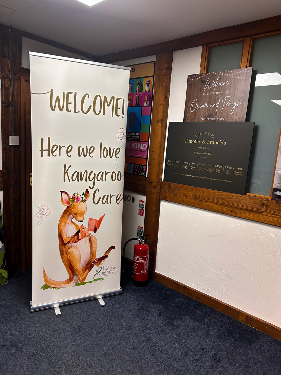 print_cc's tweet photo. Wrapping up another great week! ✅ Just finished a vibrant roller banner for the Neo Natal unit at WHH, some sleek Foamex menus for Trail Bites &amp; a smart directional sign for Champneys.  Proud of what the team delivered!  Who else is happy it’s Friday? #Signage #HospitalSignage https://t.co/rDwPBfoGIV