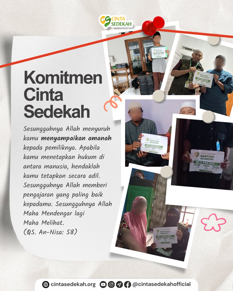 Cinta Sedekah Official tweet media