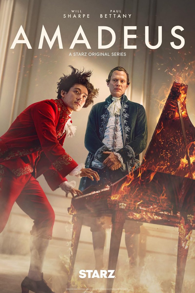 LifeIsAFilmFest's tweet photo. The premiere episode of Joe Barton’s mini series AMADEUS, starring Will Sharpe and Paul Bettany, is on STARZ. https://t.co/0nQYCfbjpF