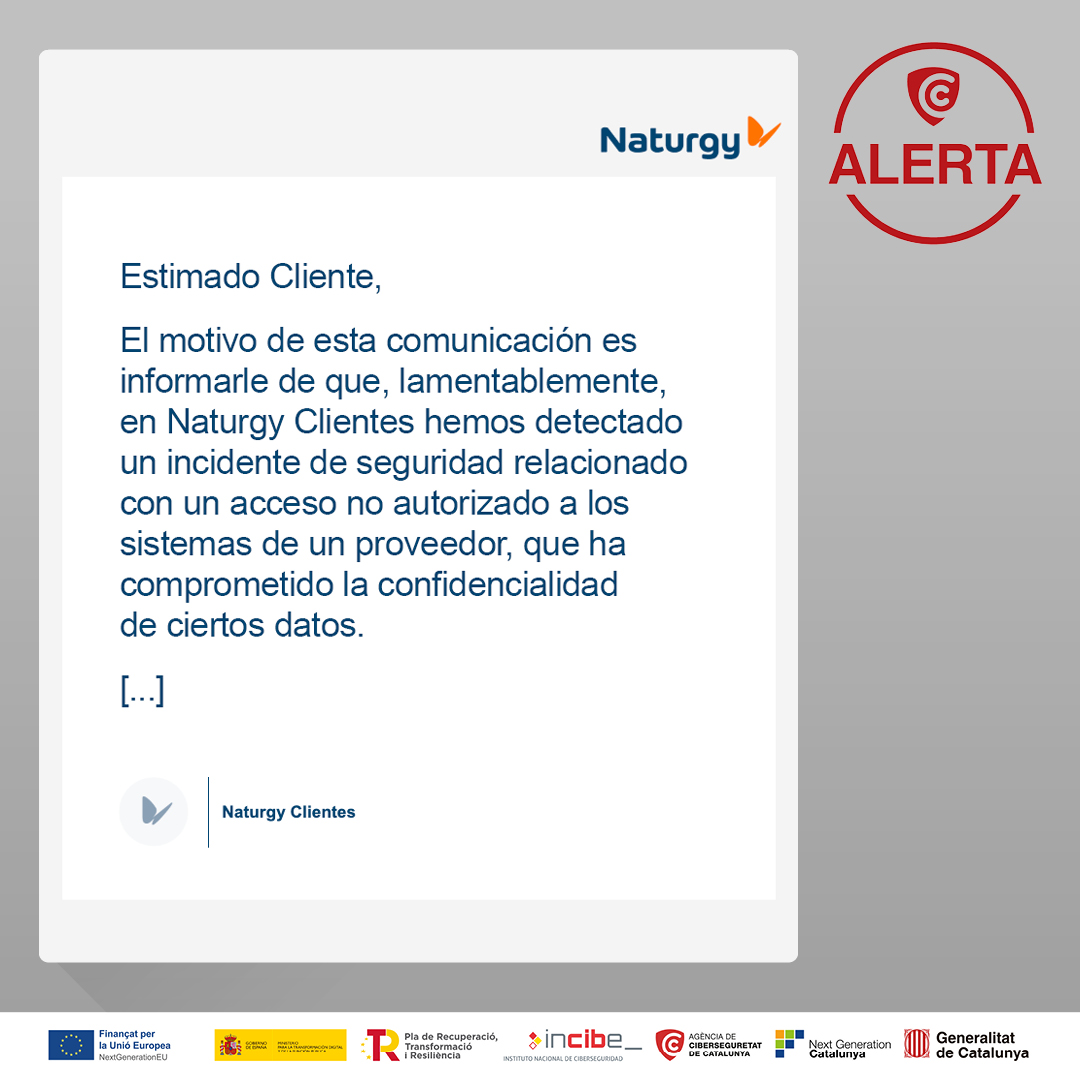 Agència de Ciberseguretat de Catalunya tweet media