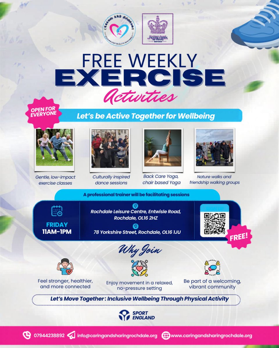 CAS_rochdale's tweet photo. Join us today!!!

#casrochdale #communityfitness
#sportengland #cascommunity https://t.co/3KIunWguXT