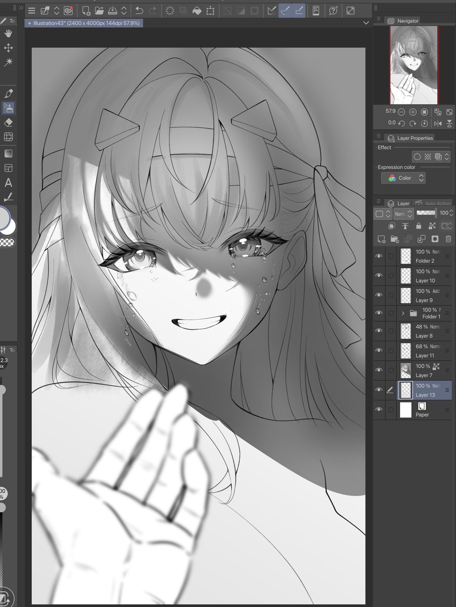 I was checking a new brush set and somehow it started raining
So weird, the sky is clear
