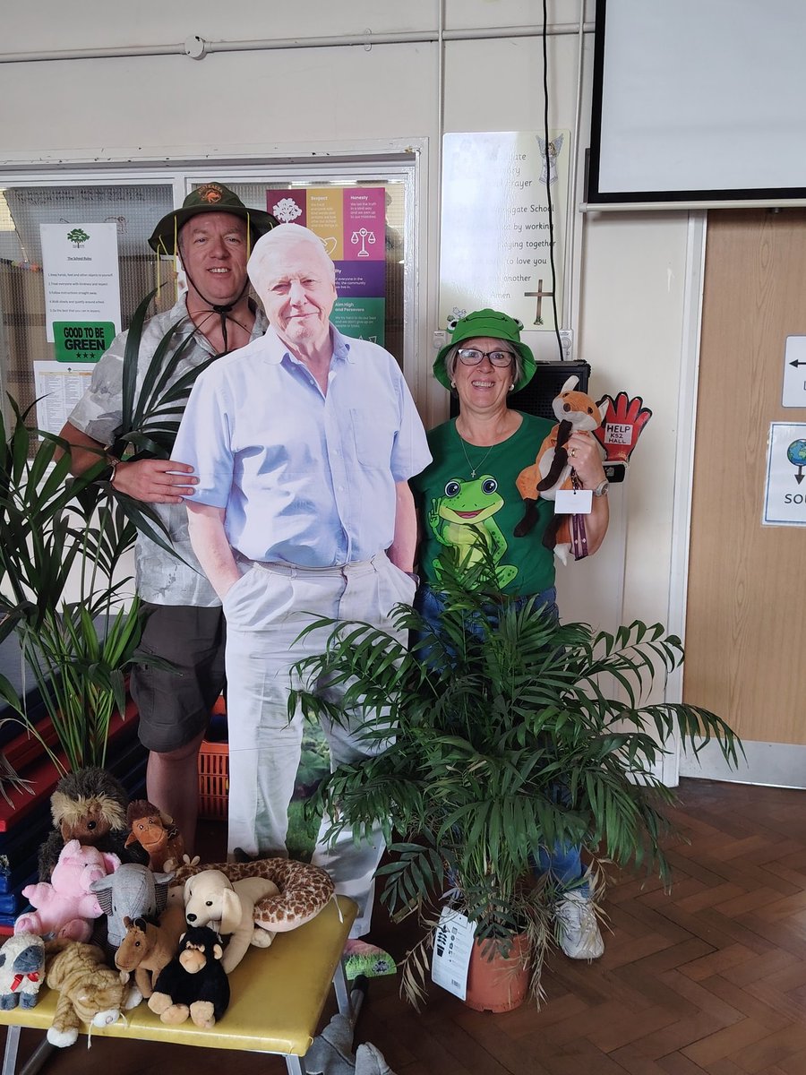 woodgateprimary's tweet photo. We're ready to celebrate Sir David's 100th birthday! https://t.co/zyhViZjZXk