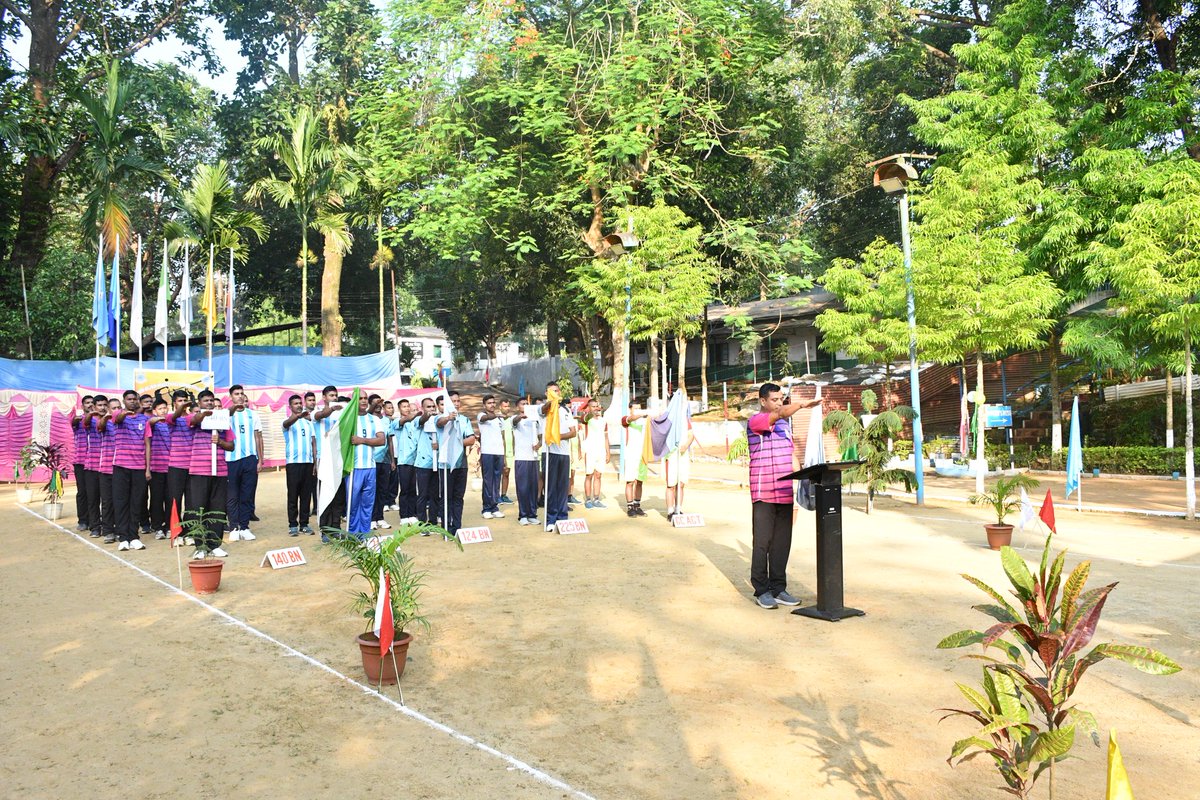 crpf140bn's tweet photo. Inter Bn/GC Volleyball Tournament–2026 was inaugurated today with great enthusiasm and dignity by Sh.Munna Singh,Comdt.,140Bn,CRPF. Teams from 71Bn, 124Bn, 140Bn, 225Bn &amp; GC AGT took the oath to uphold the dignity of CRPF through discipline, teamwork and true sporting spirit.🏐🇮🇳 https://t.co/6f3PttiYzD