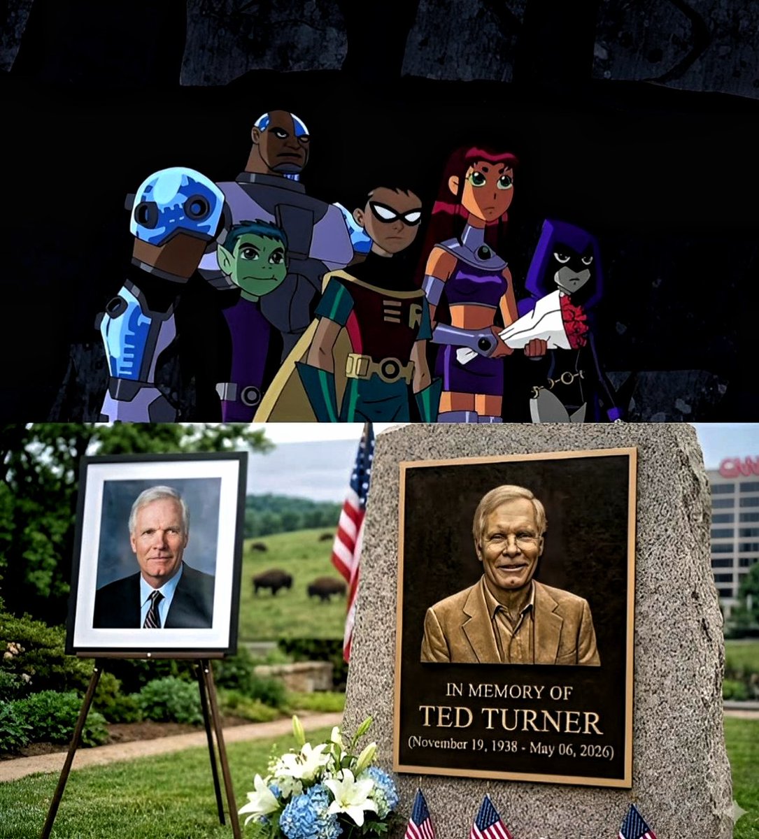 cartoonvibes26's tweet photo. R.I.P. Ted Turner (1938–2026) 🕊️

A visionary who changed television forever and helped give generations some of the most unforgettable cartoon memories ever made.

From Cartoon Network classics to countless childhood moments, his legacy will never be forgotten. ❤️

Thank you for everything, Ted.

#TedTurner #RIP #CartoonNetwork #Animation #ChildhoodMemories #CN