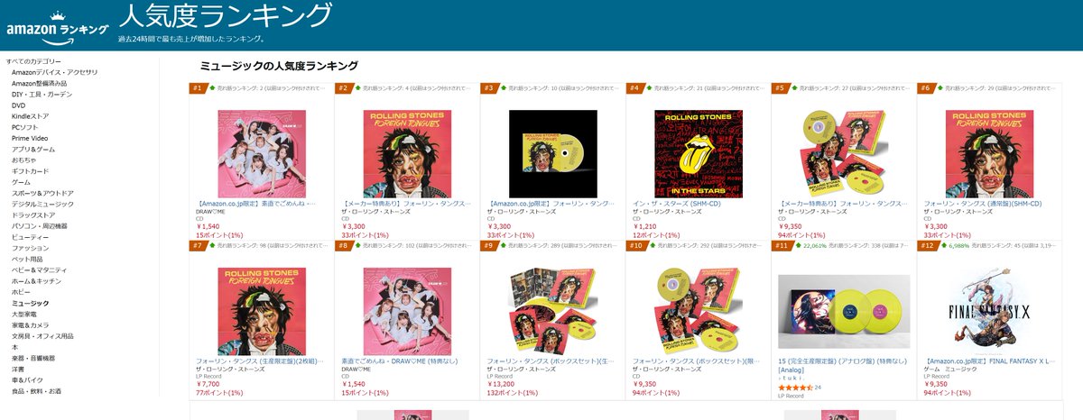 The Rolling Stones JAPAN / ザ・ローリング・ストーンズ日本レーベル