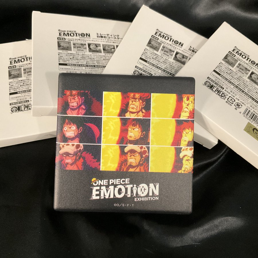 オススメ商品】 ONE PIECE EMOTION トレーディング白雲石コースター 1