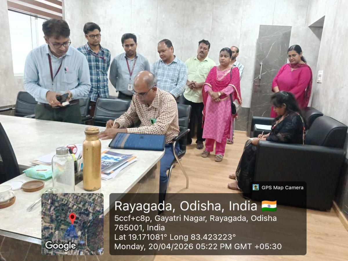 UGMIT79's tweet photo. 20.04.2026 - Visit of Additional Secretary, Sri P. S. Nayak, SD&amp;TE, Govt. of Odisha https://t.co/wPZM0ZKivJ