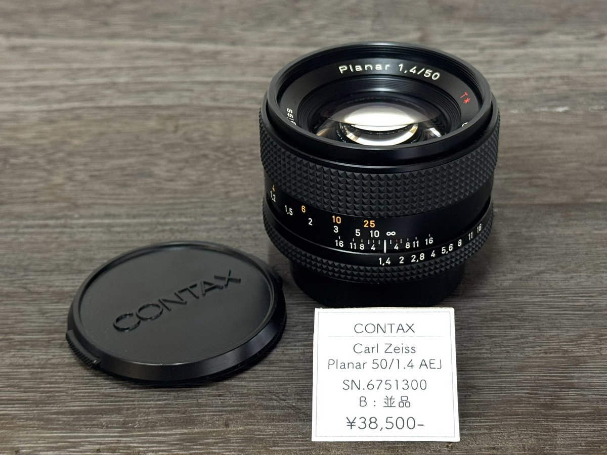 動確済 美品 CONTAX Planar 50mm f/1.4 AEJ #240 2026年最新】Yahoo!オークション -contax planar 50mm f1.4 mmjの中古