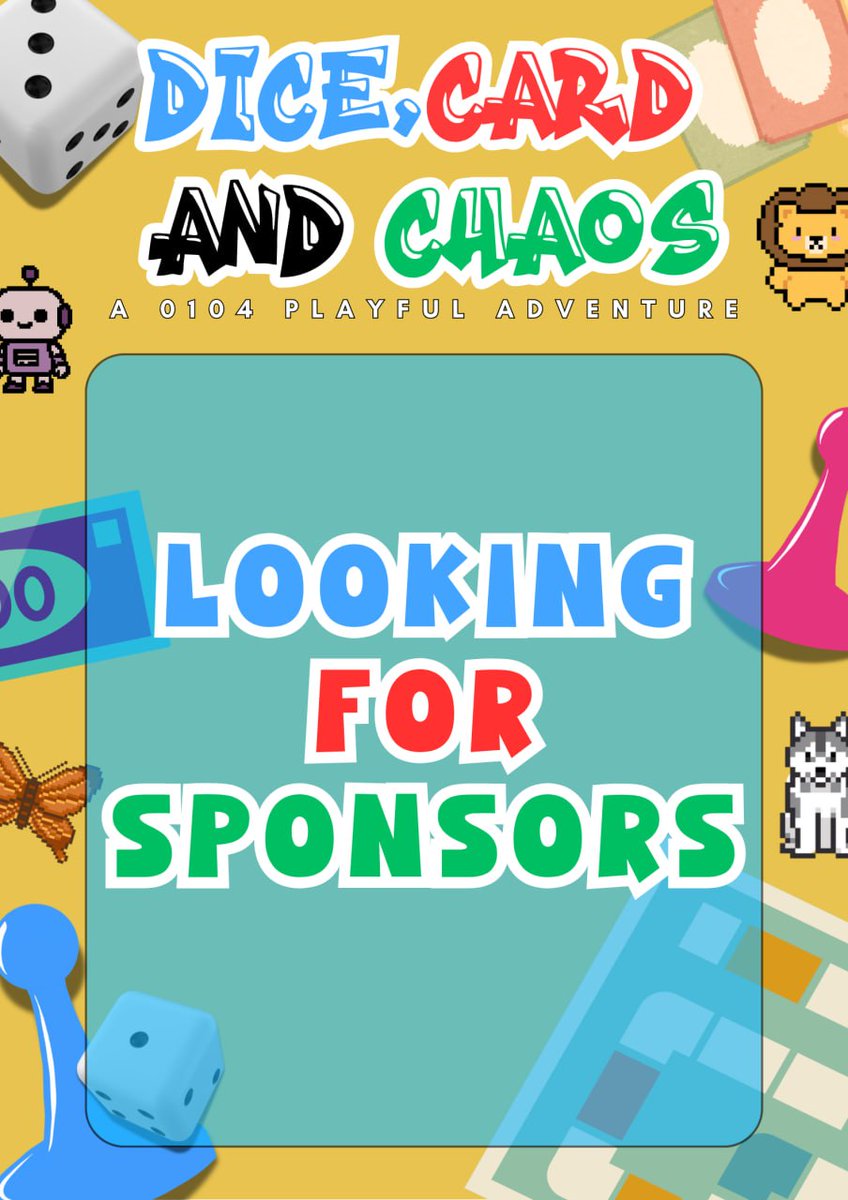 Dice, Card and Chaos: A 0104 Playful Adventure tweet media