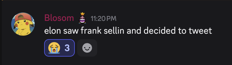 Frank tweet media