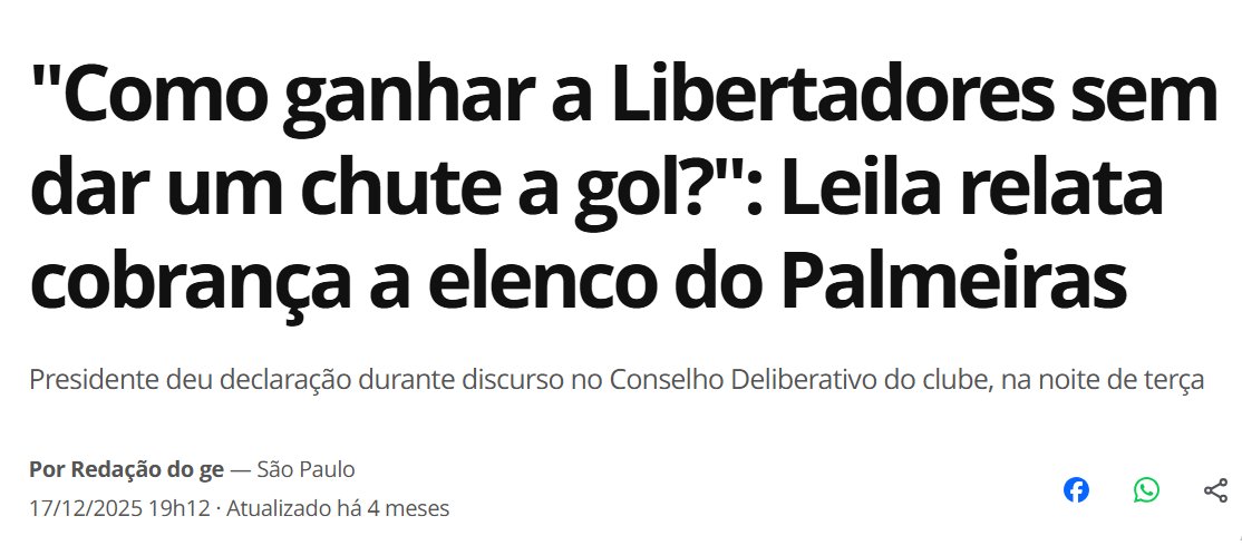 O Palmeiras esta bem de presidente kkk

ge.globo.com/futebol/times/…