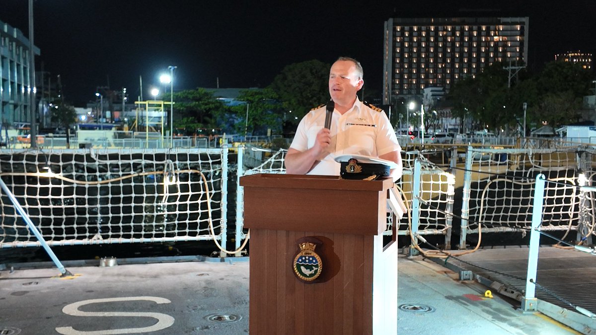 ukinphilippines's tweet photo. Welcome aboard! ⚓️

@HMS_Spey welcomed guests to celebrate UK-Philippines friendship, a fitting moment as we mark 80 years of diplomatic ties this 2026. https://t.co/oQpd0ftU2X