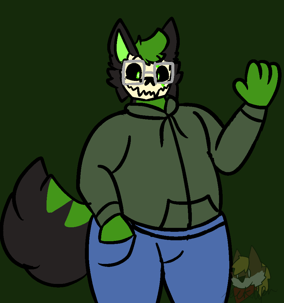 he's a goofy guy :3