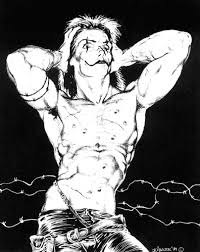 ReaperGrim2012's tweet photo. @MuseZack @GentleDoofus Iggy Pop would probably have an even better case suing James O'Barr for The Crow illustrations. O'Barr has mentioned using Iggy for certain shots of Draven.

(Hard to get the exact photo, since I'm not O'Barr and don't have his photo refs) https://t.co/zkvLD1xky0