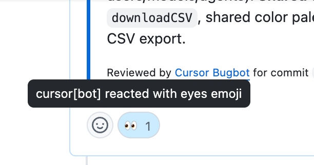 Cursor bot is so helpful it scans through my PR and spots the real ...