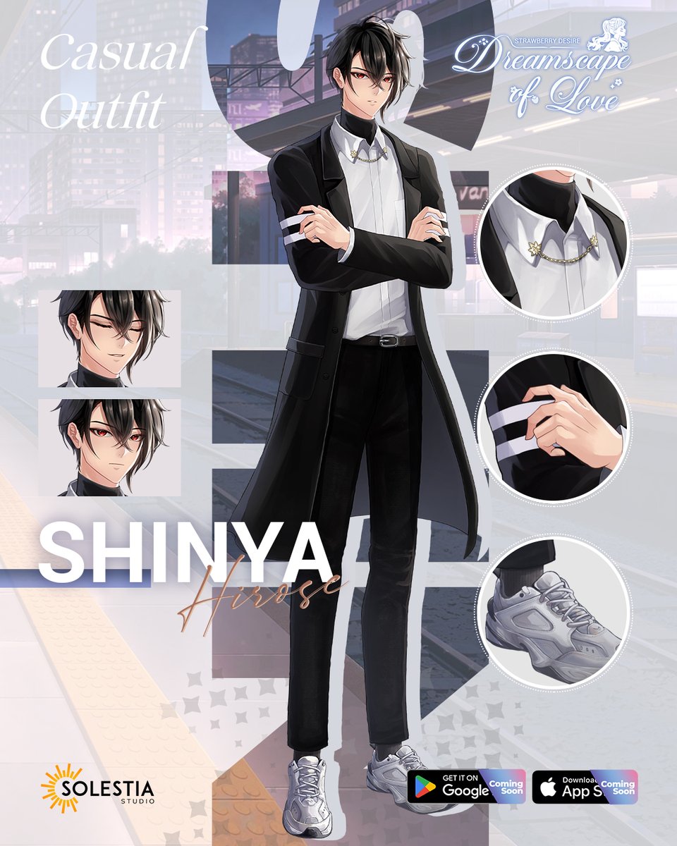 DreamscapeEN's tweet photo. Meet our President of the Student Council, Shinya Hirose. Calm, serious, not very talkative, and incredibly smart.

So, what do you think? Is this president one of the candidates who stole your attention?

#DreamscapeOfLove #SolestiaStudio #ShinyaHirose #Otome #VisualNovel https://t.co/51Ex0k1n5g