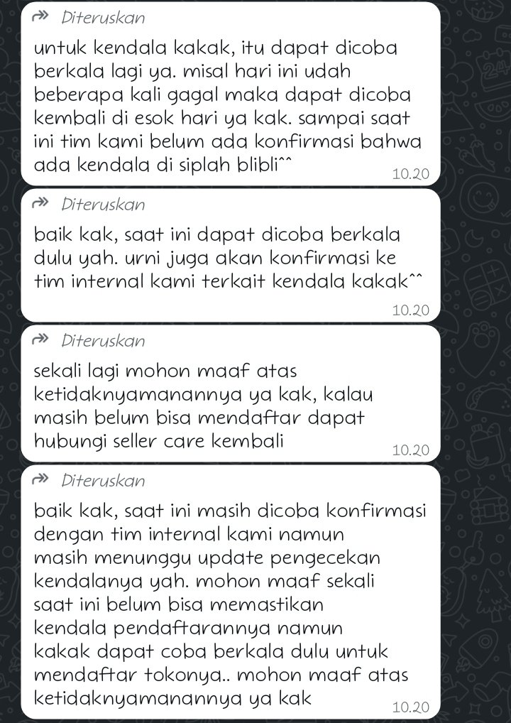 NoSAttached's tweet photo. Apaan jawaban begini. 
Ini chat yg aku forward btw. 
@BlibliCare https://t.co/x902kuPeDX